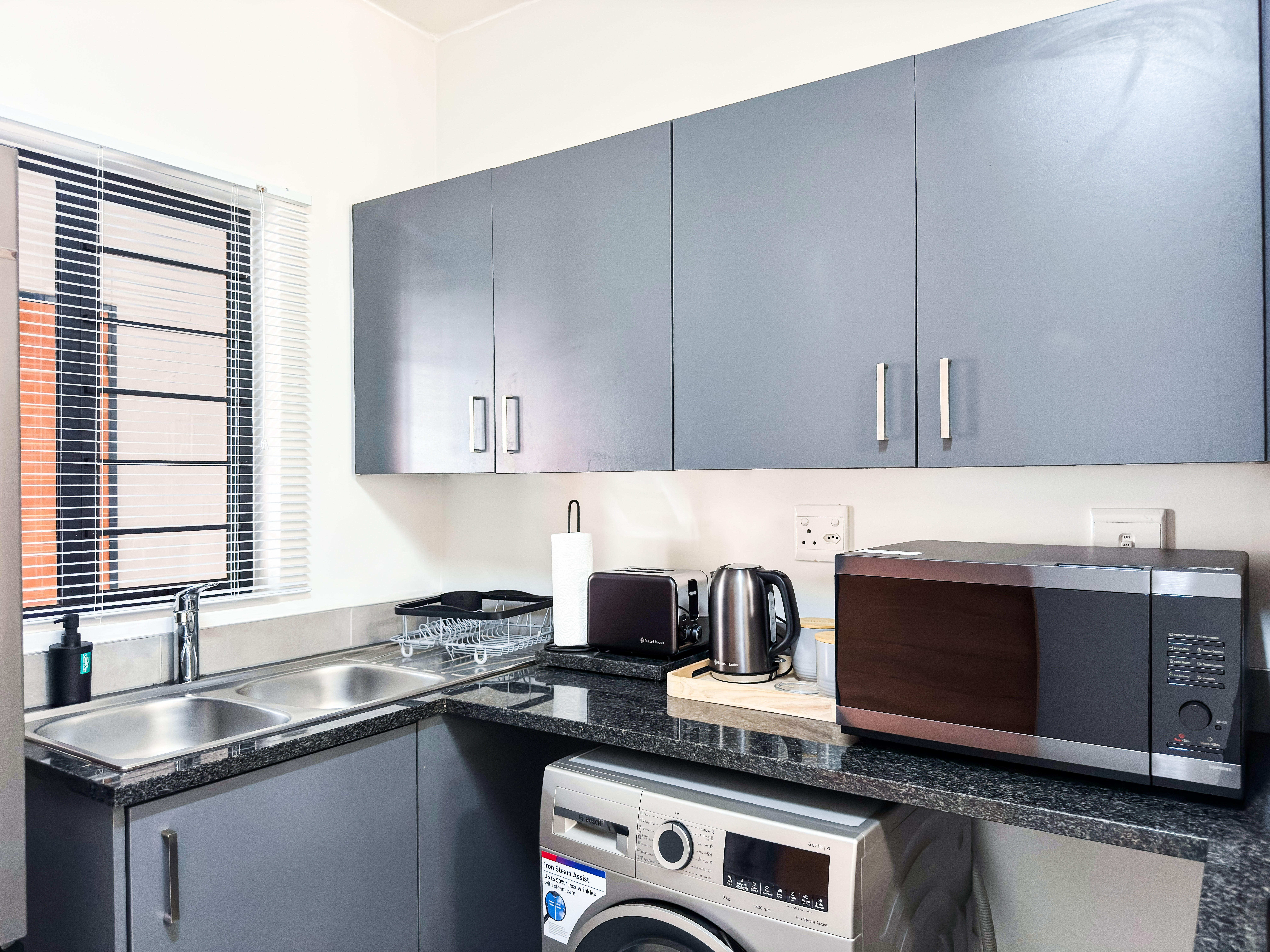 Laundry convenience for longer stays